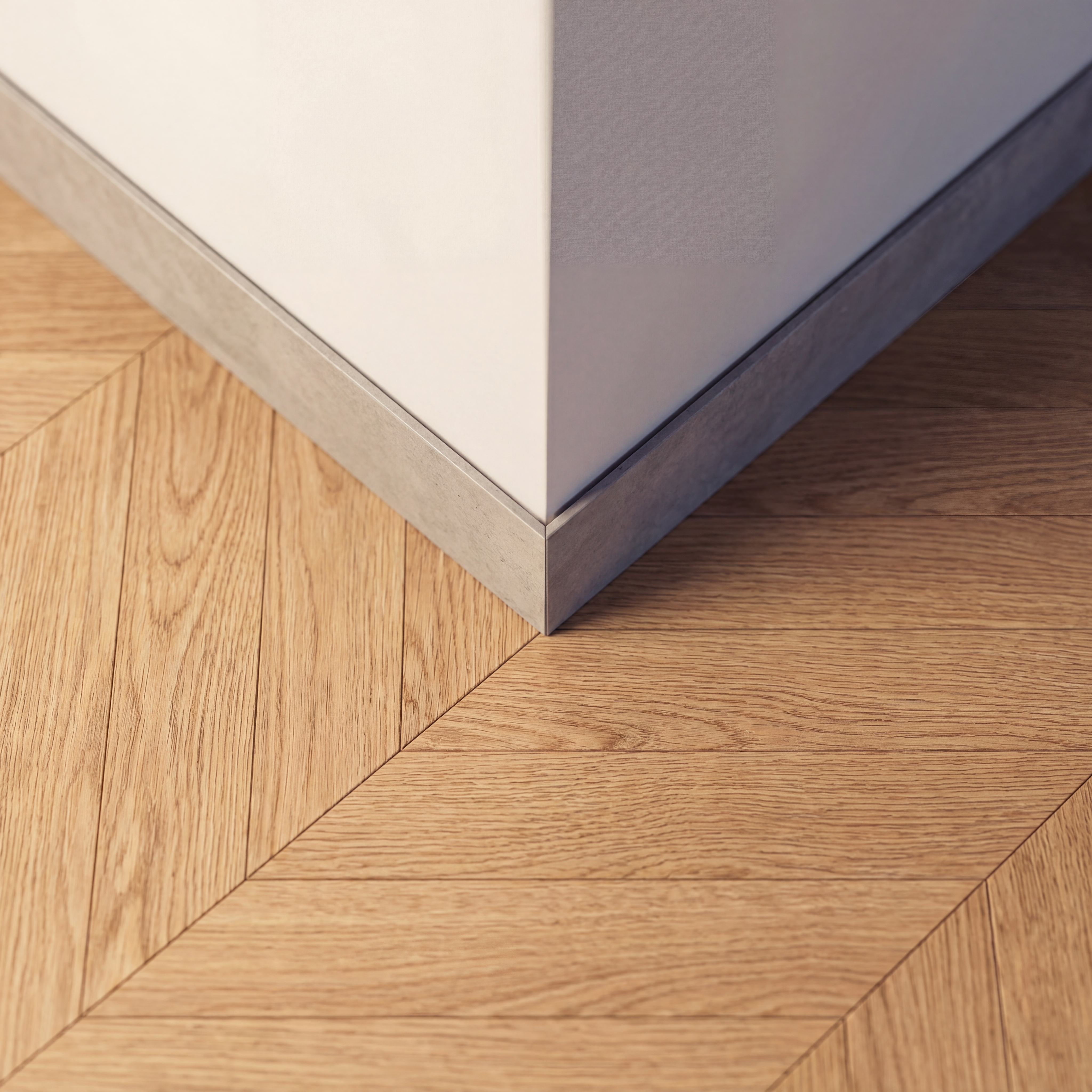 LINEA BETON na parkiecie jodełka