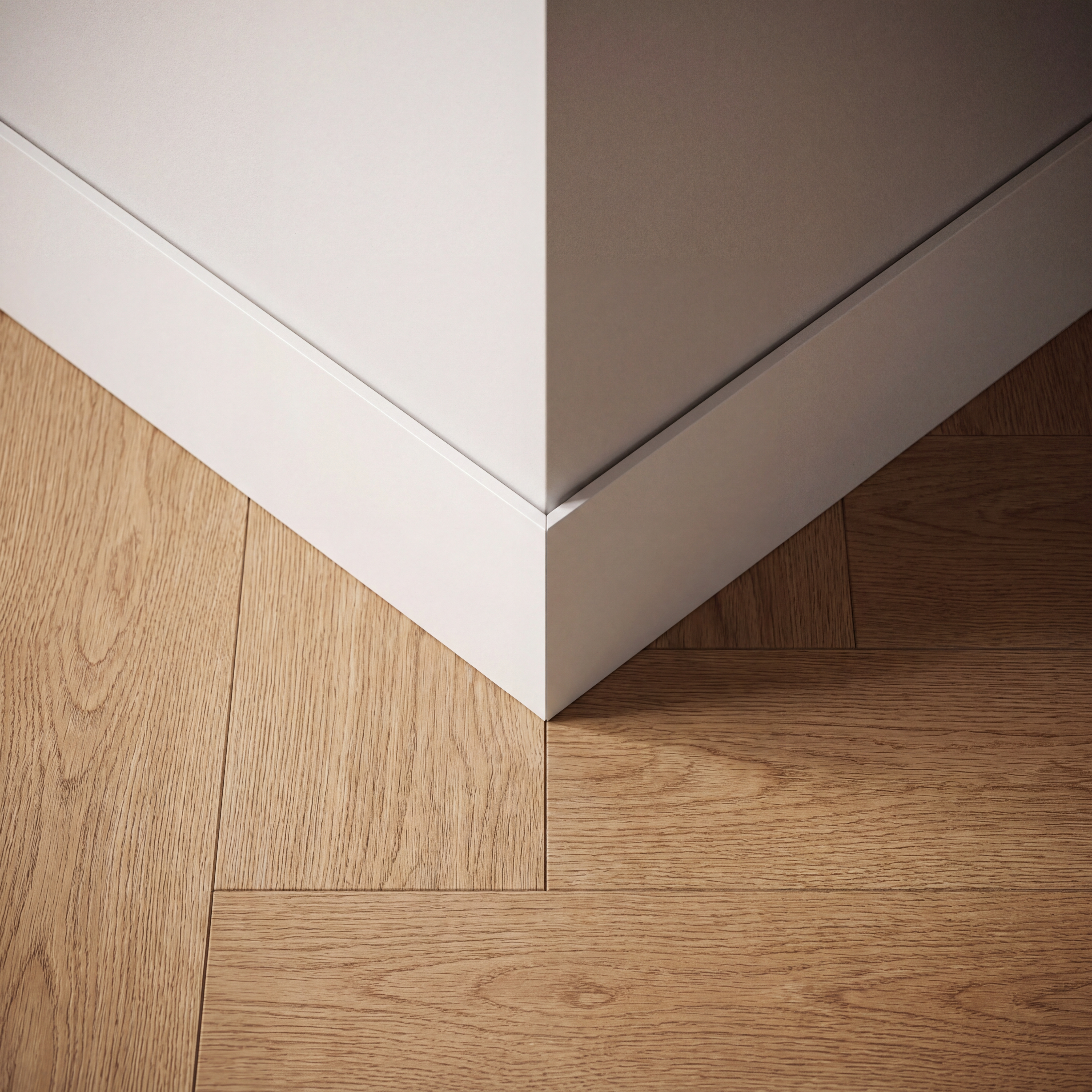 LINEA BIAŁY na parkiecie jodełka