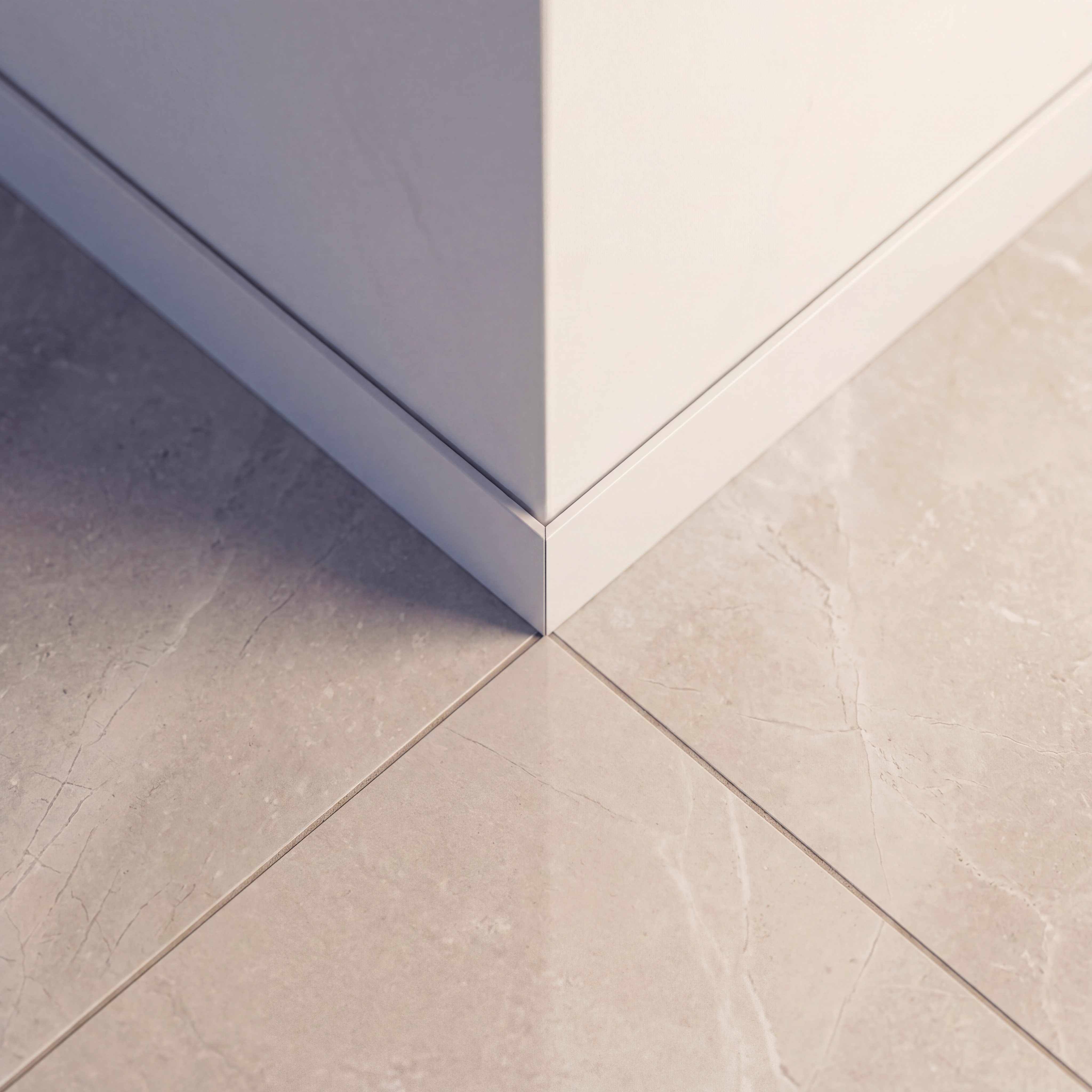 LINEA BIAŁY na gresie wielkoformatowym